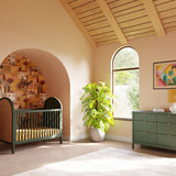 Babyletto Bondi Cane 3-in-1 Convertible Crib + 6-Drawer Dresser