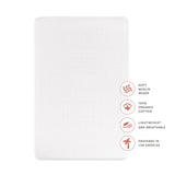 Babyletto All-Stages Bassinet Sheet in GOTS Certified Organic Muslin Cotton