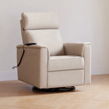Monogram by Namesake Willa Deluxe Power Recliner and Swivel Glider with Heat & Massage