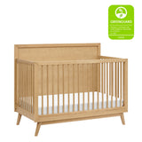 Babyletto Palma 4-in-1 Convertible Crib with Toddler Bed Conversion Kit + 7-Drawer Double Dresser