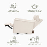 Monogram by Namesake Willa Plus Power Glider Recliner + Power Headrest