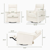 Monogram by Namesake Willa Plus Power Glider Recliner + Power Headrest