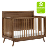 Babyletto Palma 4-in-1 Convertible Crib with Toddler Bed Conversion Kit + 7-Drawer Double Dresser