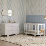 Babyletto Yuzu 8-in-1 Convertible Crib with All-Stages Conversion Kits + 6-Drawer Dresser