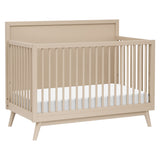 Babyletto Palma 4-in-1 Convertible Crib with Toddler Bed Conversion Kit + 7-Drawer Double Dresser