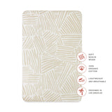 Babyletto All-Stages Bassinet Sheet in GOTS Certified Organic Muslin Cotton