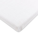 Babyletto All-Stages Bassinet Sheet in GOTS Certified Organic Muslin Cotton