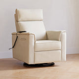 Monogram by Namesake Willa Deluxe Power Recliner and Swivel Glider with Heat & Massage