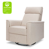 Monogram by Namesake Willa Deluxe Power Recliner and Swivel Glider with Heat & Massage