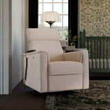 Monogram by Namesake Willa Deluxe Power Recliner and Swivel Glider with Heat & Massage